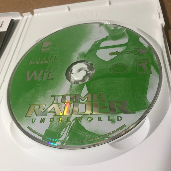 Wii  Tomb Raider Under World Complete 2008 Preowned Tested Works - Picture 3 of 5